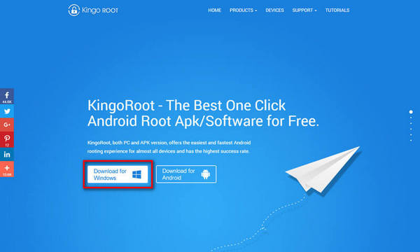 Kingo Android Root PC or APK version