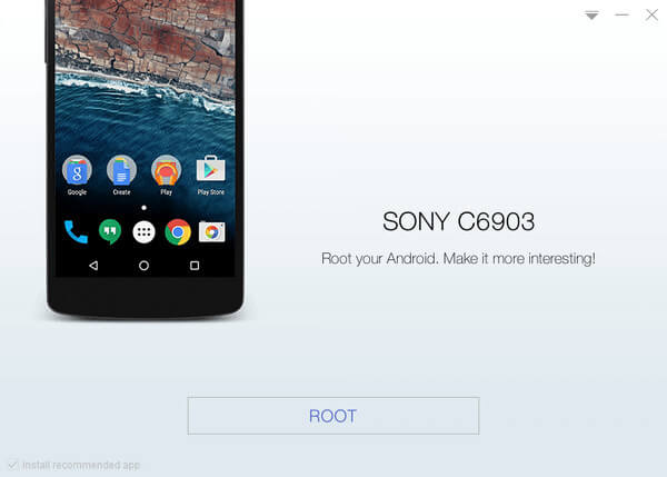 Root Sony C6903 with KingoRoot, the best one-click Android root tool.